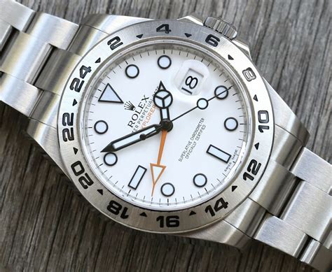 rolex explorer gloss dial|rolex explorer ii 42mm polar.